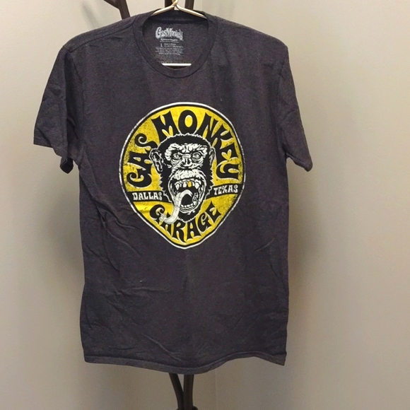 Gas Monkey Garage- Gas Monkey T in grey - Picture 1 of 3